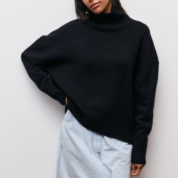 Hollis | Oversize-Rollkragenpullover aus weichem Material für Damen