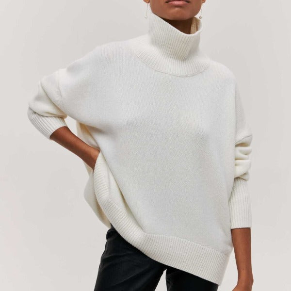 Hollis | Oversize-Rollkragenpullover aus weichem Material für Damen