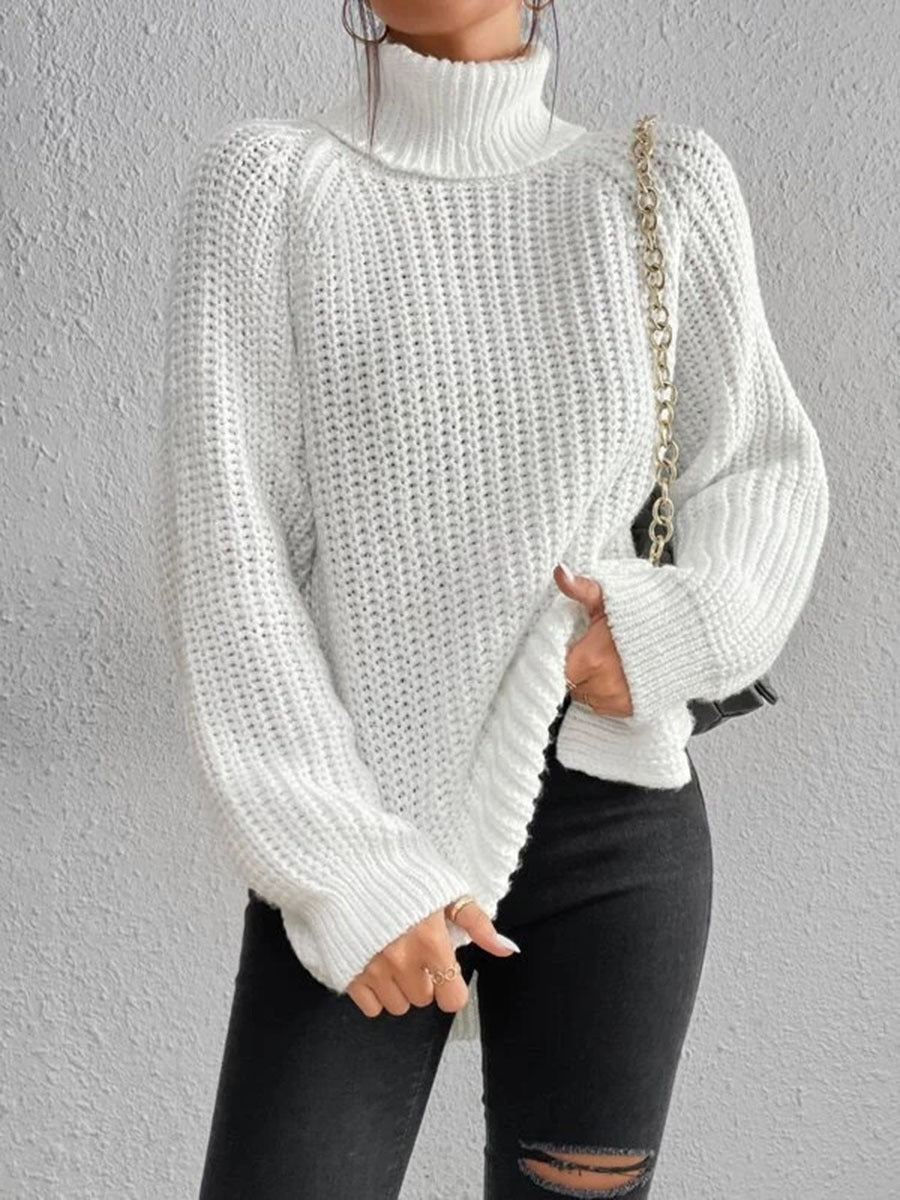 Honora | Women's Chunky Knit Turtleneck Sweater