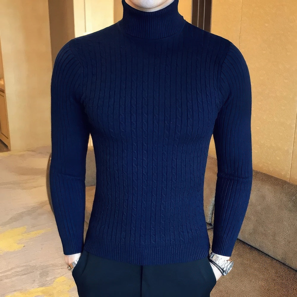 Horace | Men's Twist Knit Turtleneck Sweater
