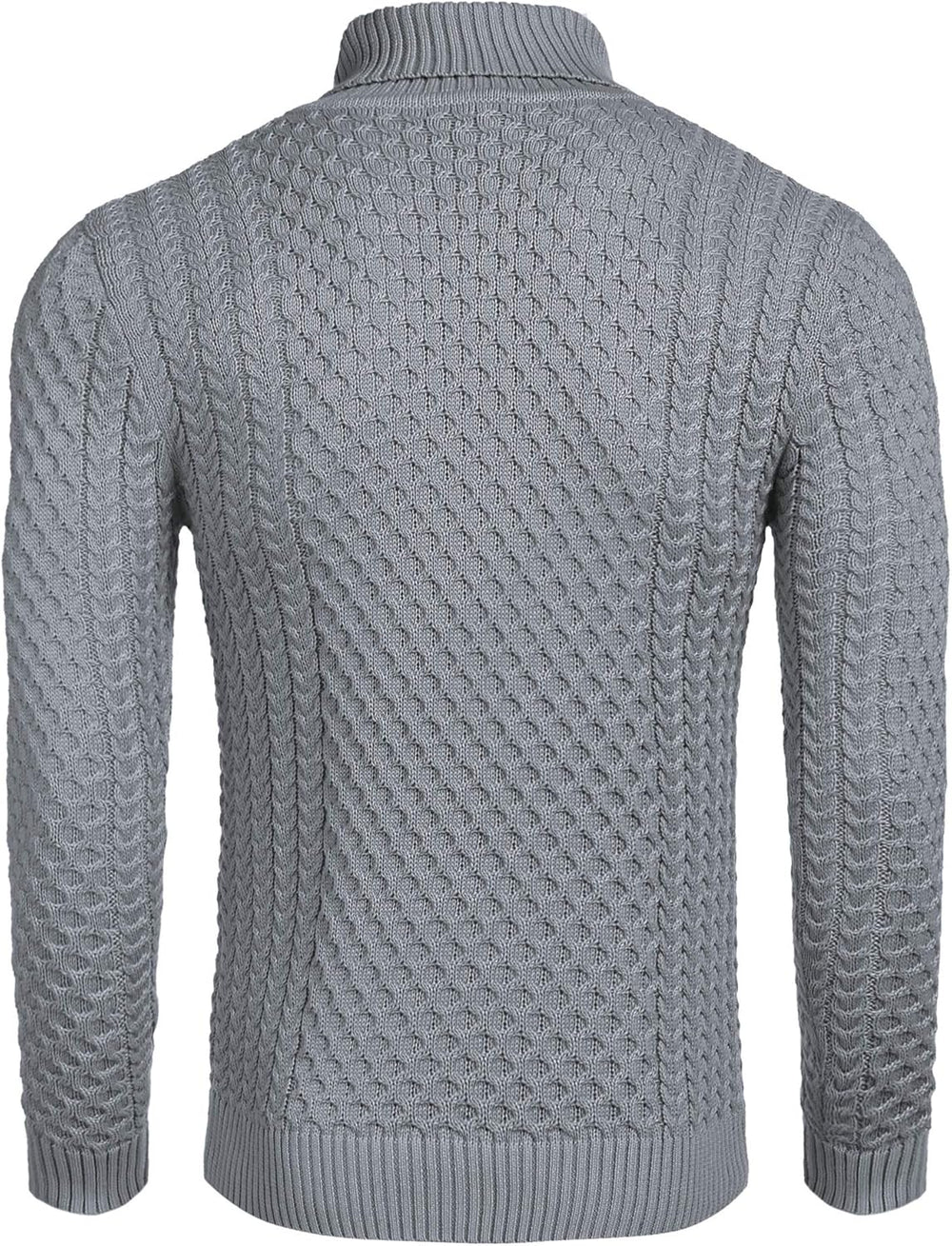 Hugh | Men's Textured Knit Turtleneck Sweater
