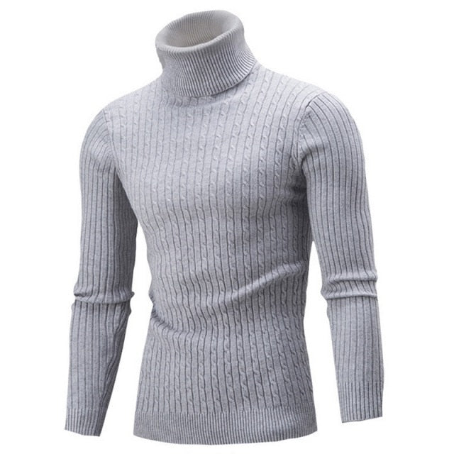 Ignatius | Men's Ribbed Turtleneck Sweater