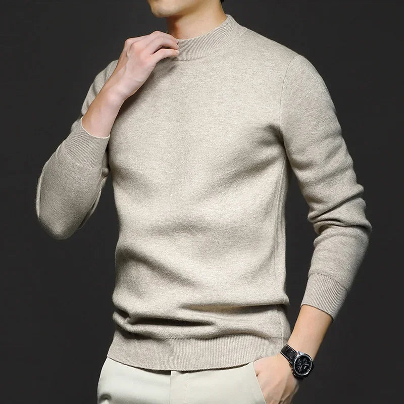 Jasper | Men's Mock Neck Knit Sweater