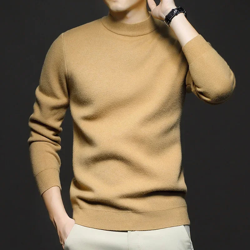 Jasper | Men's Mock Neck Knit Sweater