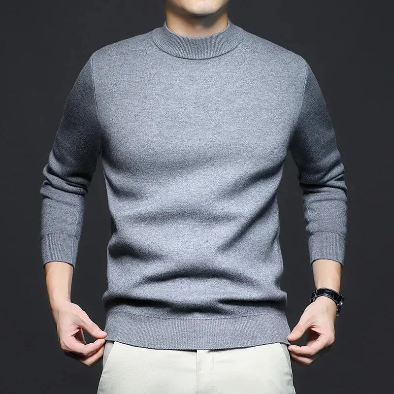 Jasper | Men's Mock Neck Knit Sweater