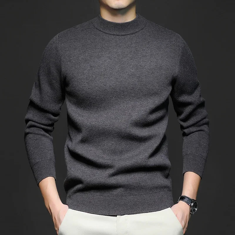 Jasper | Men's Mock Neck Knit Sweater
