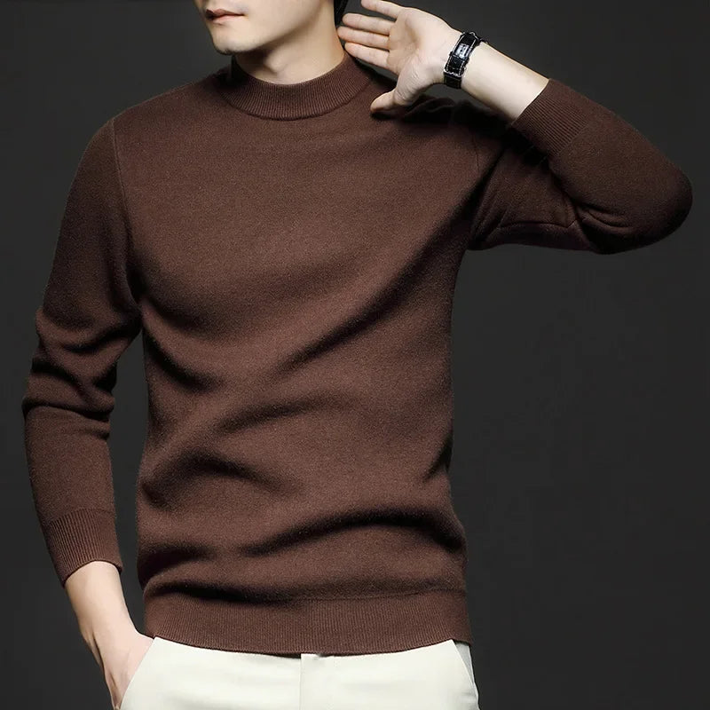 Jasper | Men's Mock Neck Knit Sweater