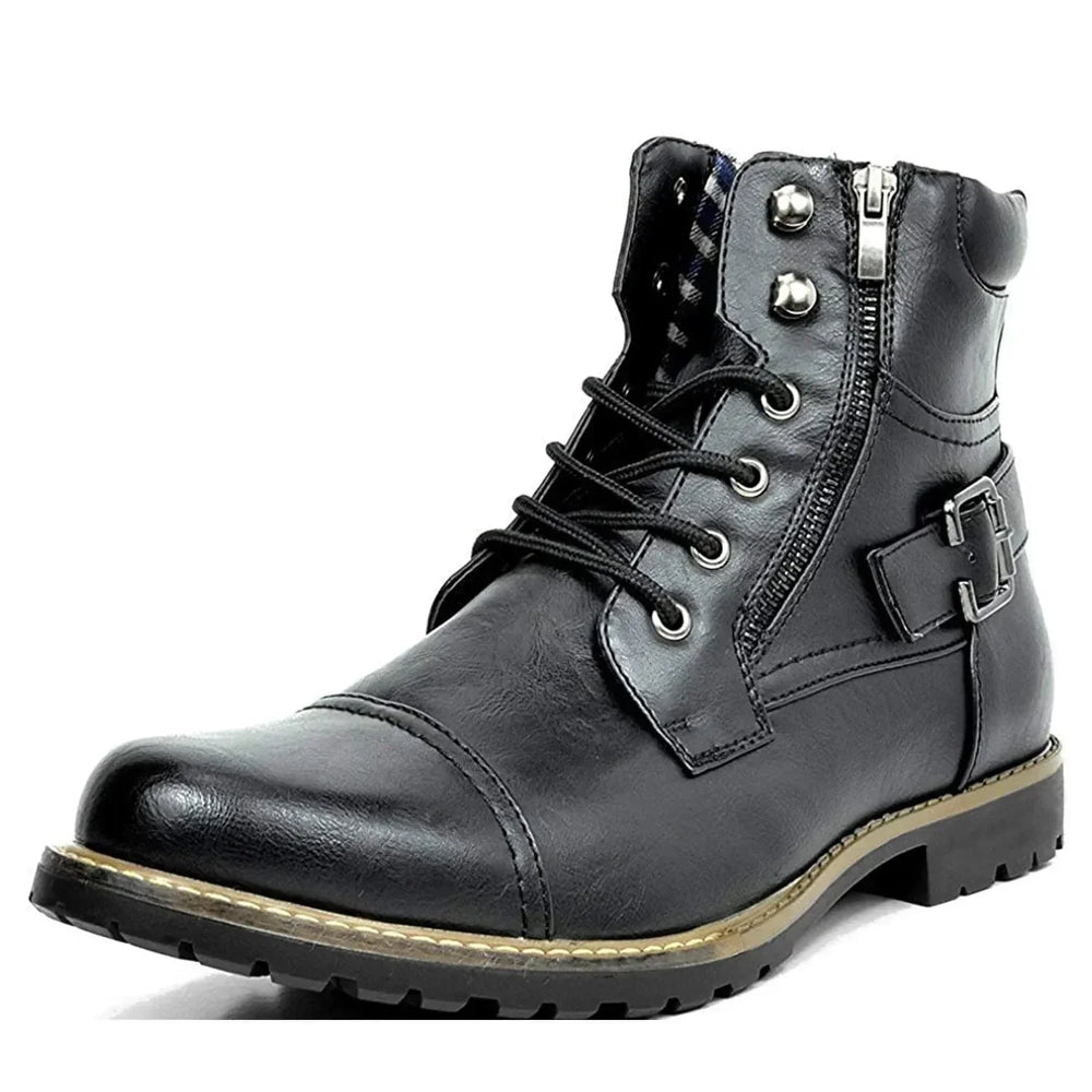 Jules | Men's Lace-Up Leather Ankle Boots