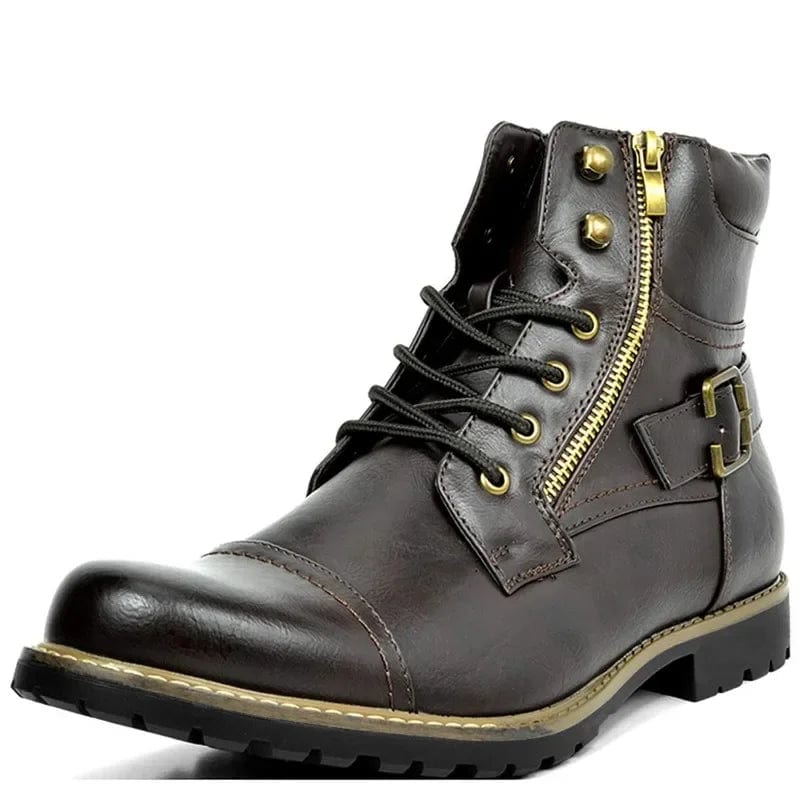 Jules | Men's Lace-Up Leather Ankle Boots