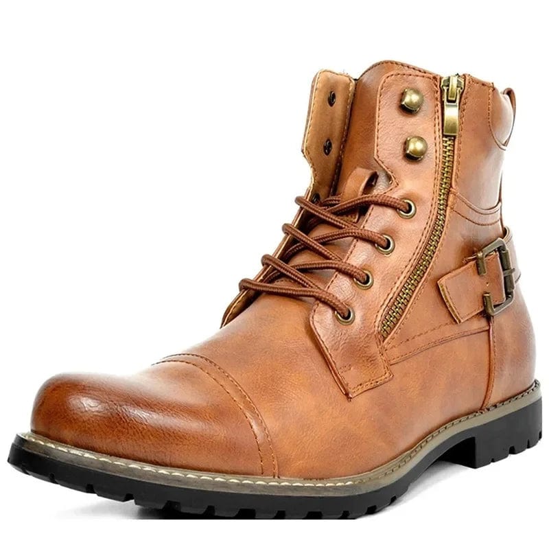 Jules | Men's Lace-Up Leather Ankle Boots
