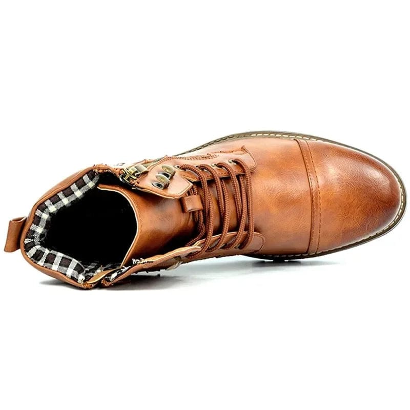 Jules | Men's Lace-Up Leather Ankle Boots