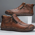 Killian | Men's Side Zip Moc Toe Ankle Boots