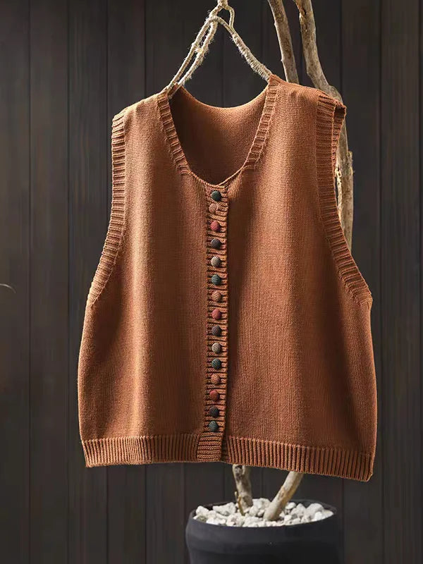 Lark | Women's Button Front Sweater Vest