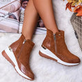 Leonora | Women's Waterproof Wedge Ankle Boots