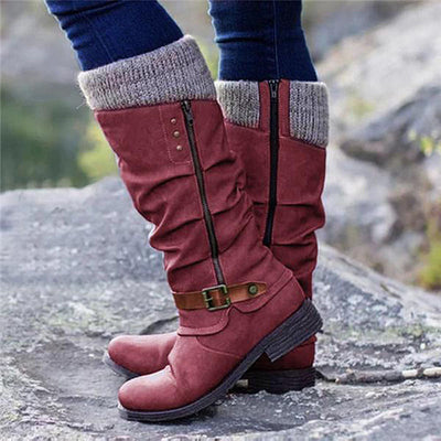 Lilian | Lässige kniehohe Damenstiefel