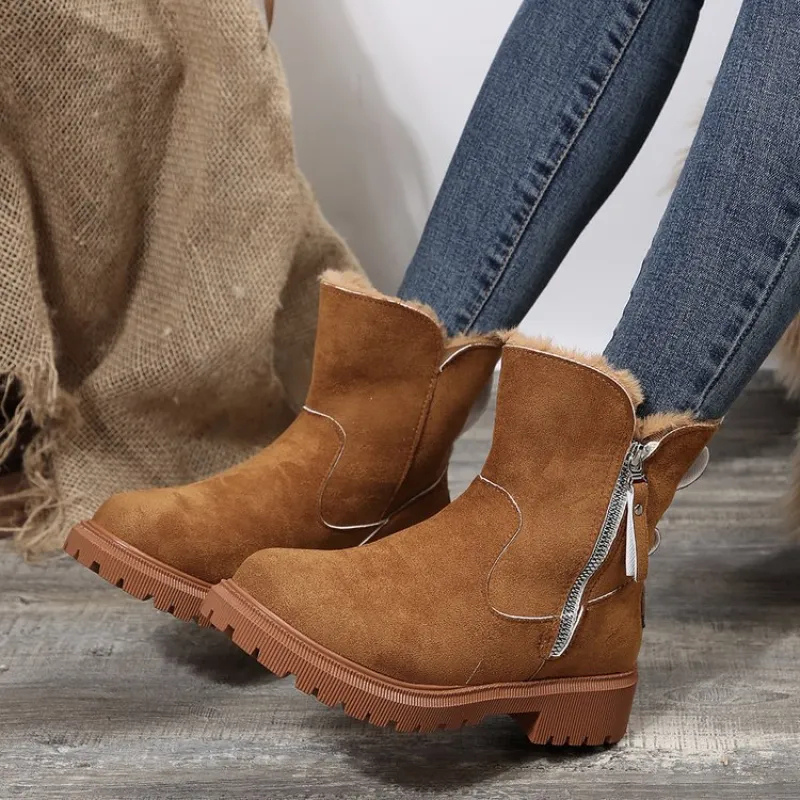 Lorelei | Damen-Plateau-Schneestiefel aus Kunstpelz