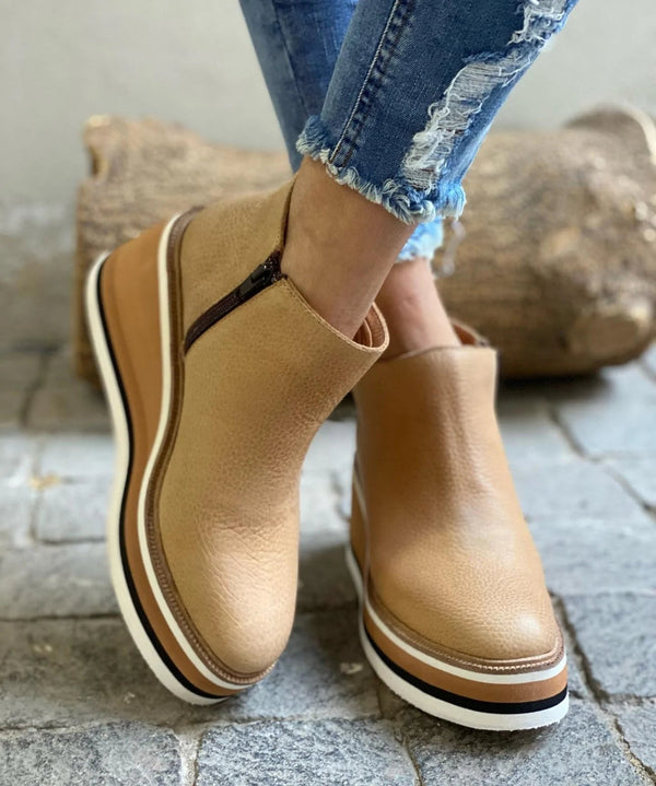Marguerite | Women's Platform Wedge Ankle Boots