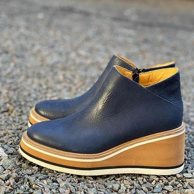 Marguerite | Women's Platform Wedge Ankle Boots