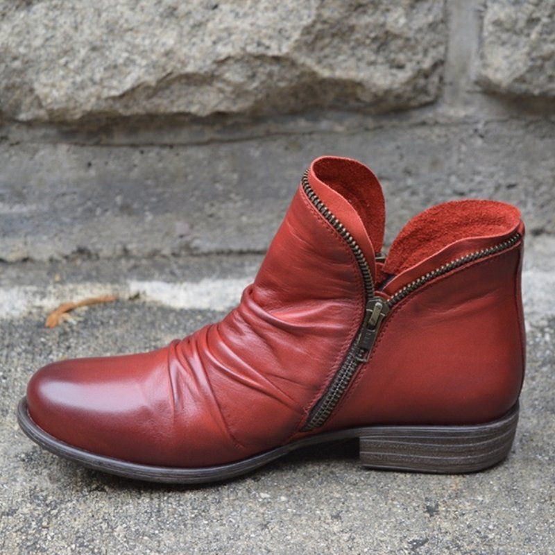 Mariel | Women's Slouchy Leather Ankle Boots
