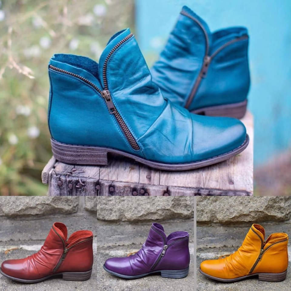 Mariel | Women's Slouchy Leather Ankle Boots