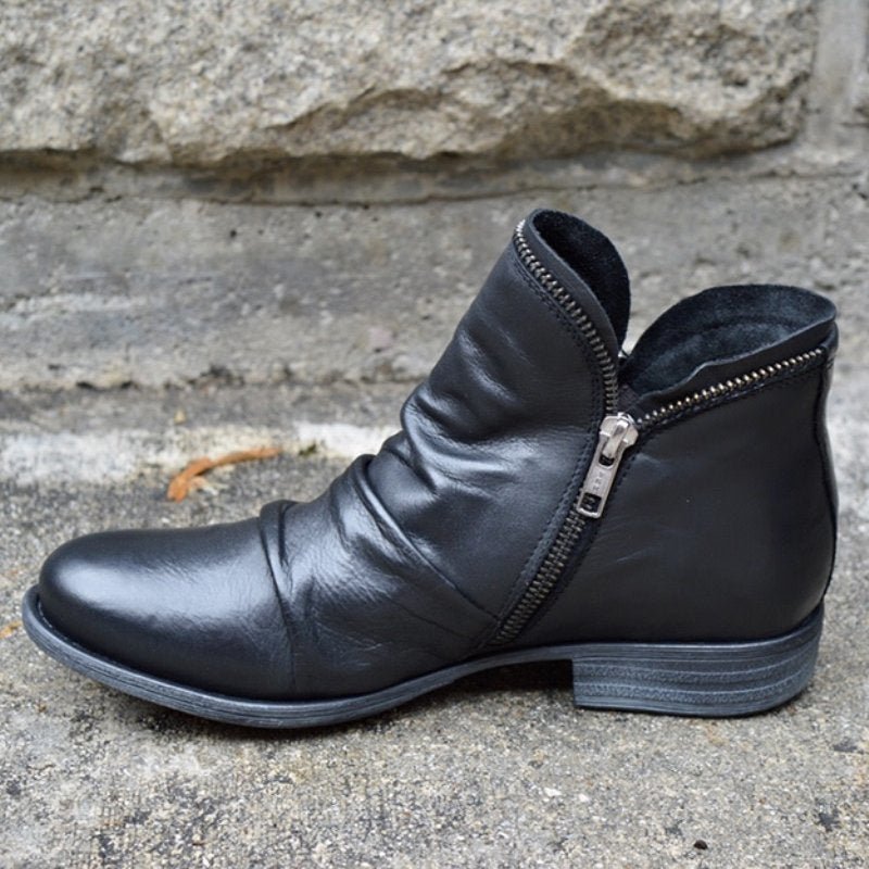 Mariel | Women's Slouchy Leather Ankle Boots
