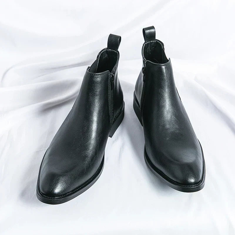 Mathias | Men's Faux Leather Chelsea Boots