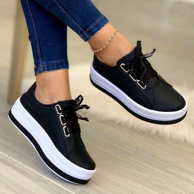 Melisande | Damen-Plateau-Sneaker aus Kunstleder