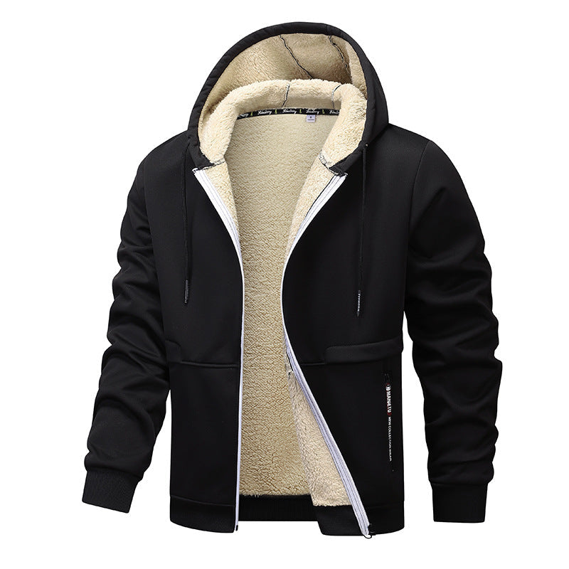 Merrick | Herren-Fleecejacke mit Kapuze und Sherpa-Futter
