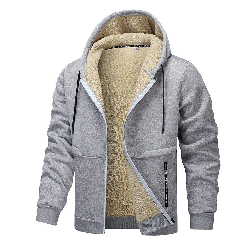 Merrick | Herren-Fleecejacke mit Kapuze und Sherpa-Futter