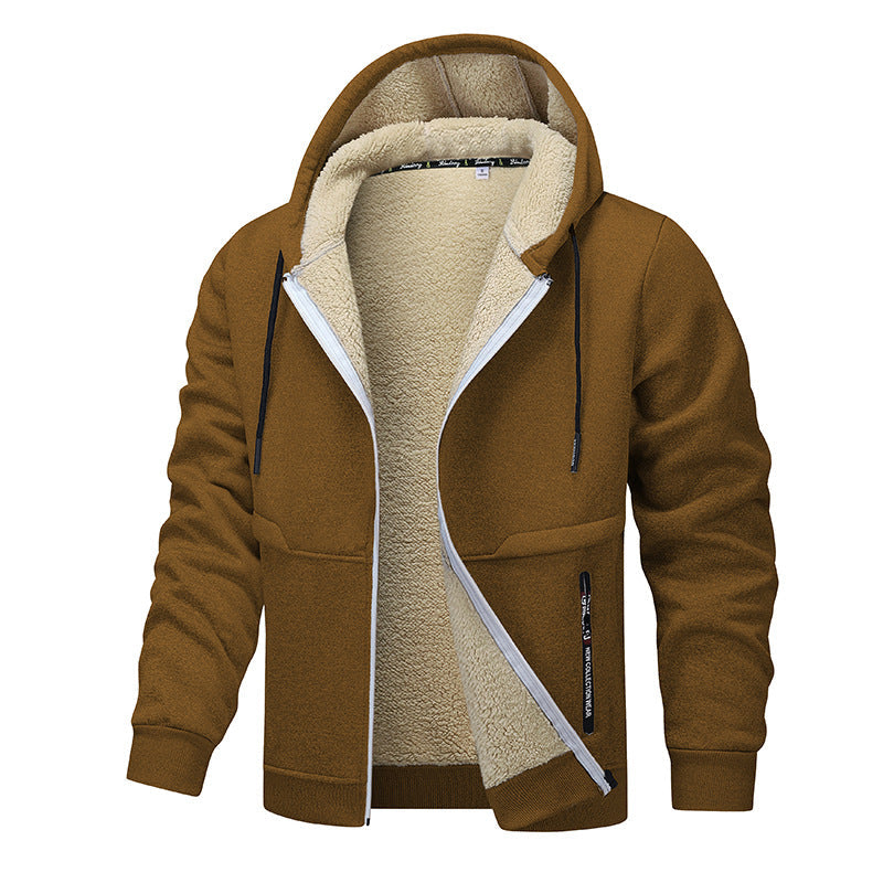 Merrick | Herren-Fleecejacke mit Kapuze und Sherpa-Futter