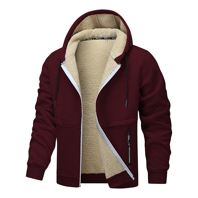 Merrick | Herren-Fleecejacke mit Kapuze und Sherpa-Futter