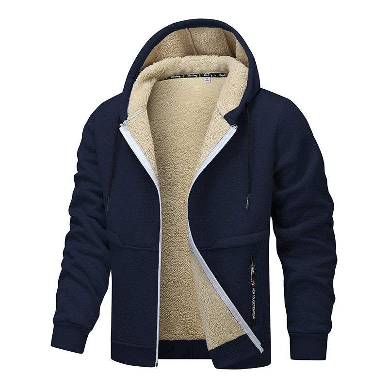 Merrick | Herren-Fleecejacke mit Kapuze und Sherpa-Futter