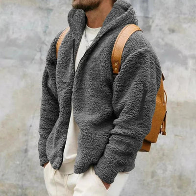 Montgomery | Herren-Sherpa-Fleecejacke mit Kapuze
