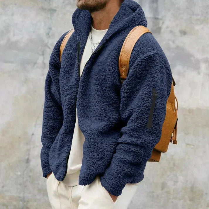 Montgomery | Herren-Sherpa-Fleecejacke mit Kapuze