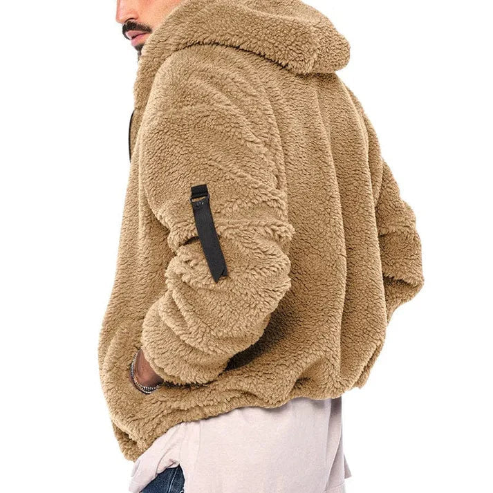 Montgomery | Herren-Sherpa-Fleecejacke mit Kapuze