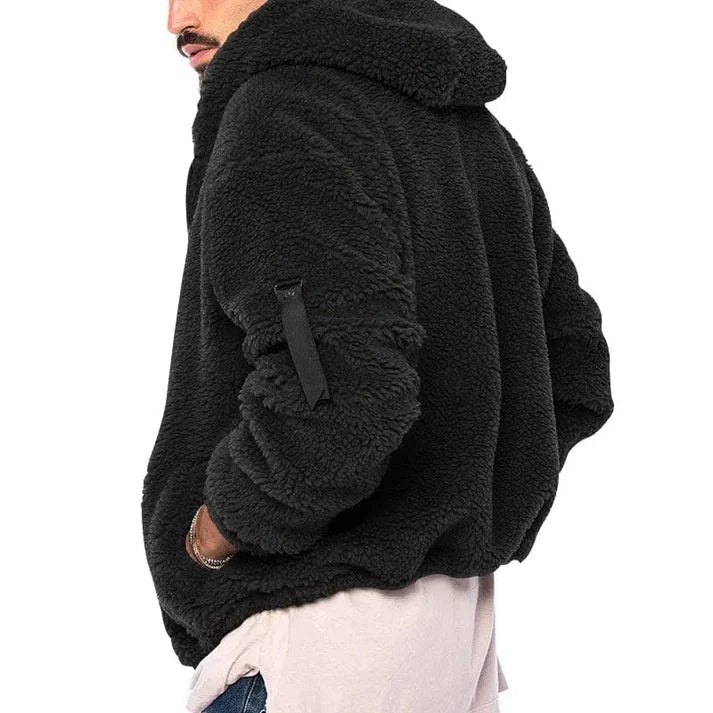 Montgomery | Herren-Sherpa-Fleecejacke mit Kapuze