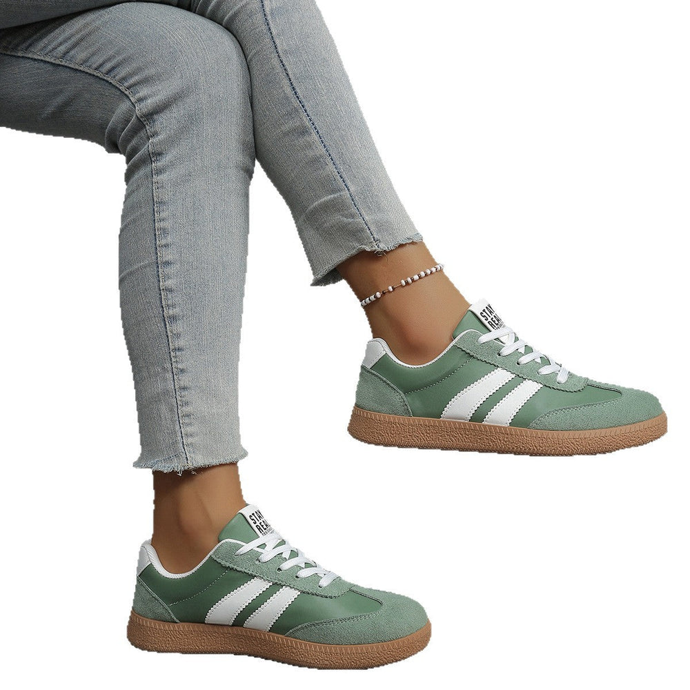 Nerissa | Women's Retro Low Top Gum Sole Sneakers