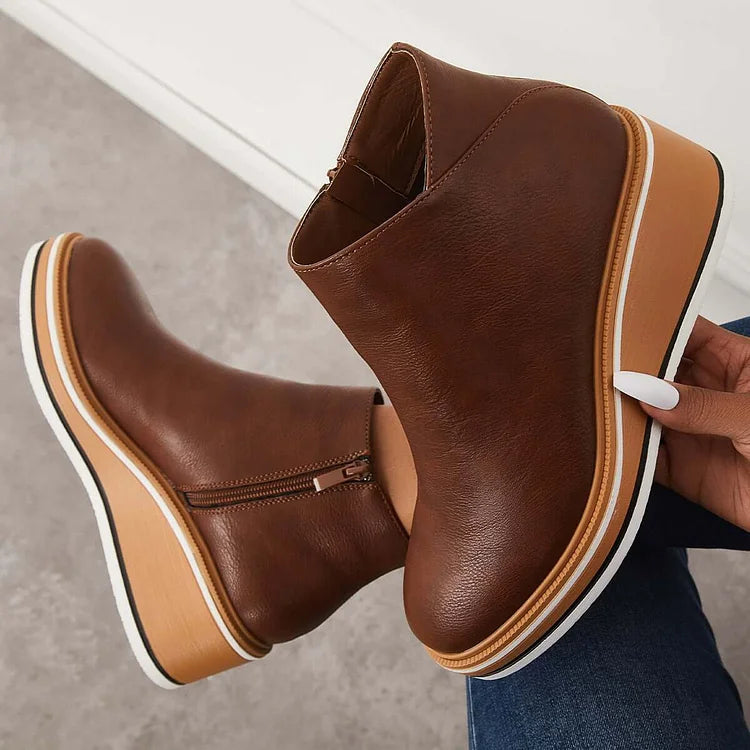 Noelle | Women's Platform Ankle Boots