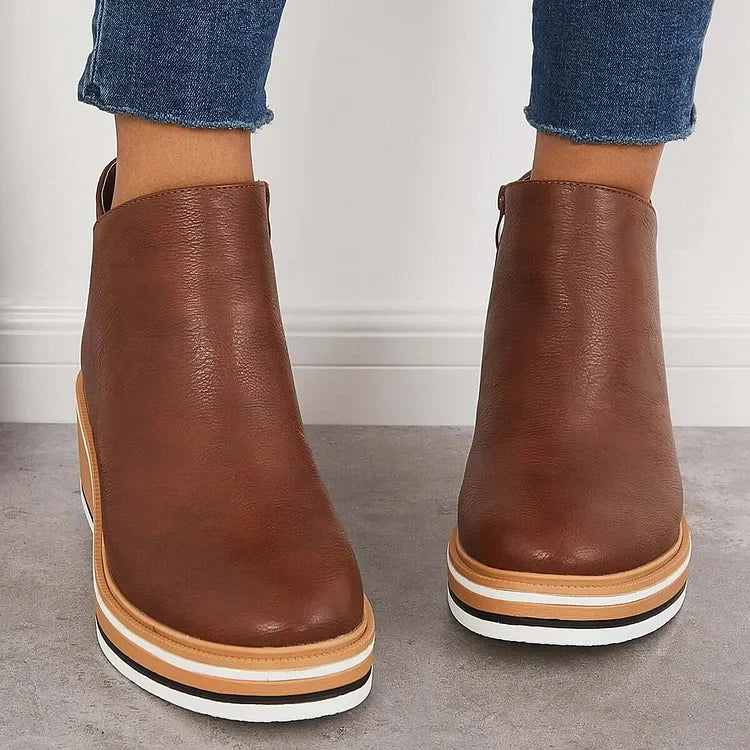 Noelle | Women's Platform Ankle Boots