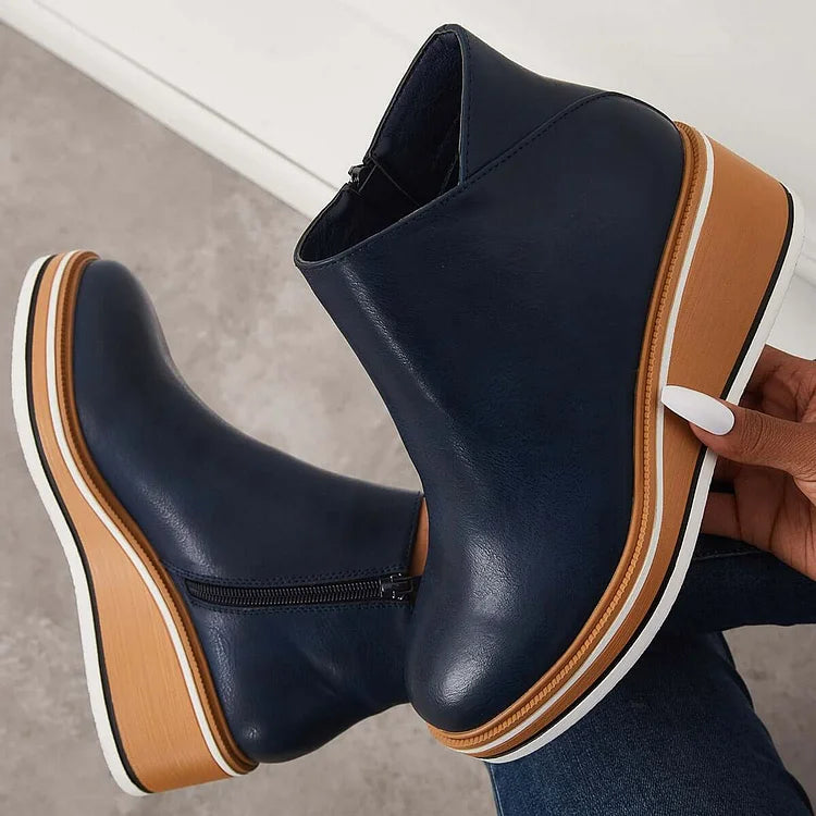 Noelle | Women's Platform Ankle Boots
