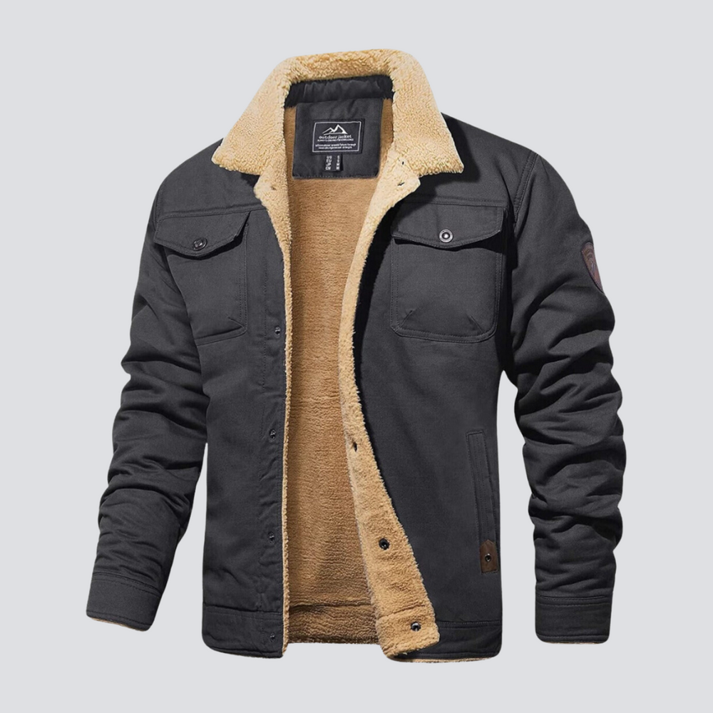 Octavian | Men's Sherpa Lined Trucker Jacket
