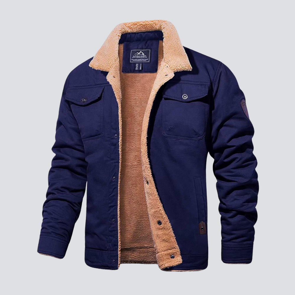 Octavian | Men's Sherpa Lined Trucker Jacket