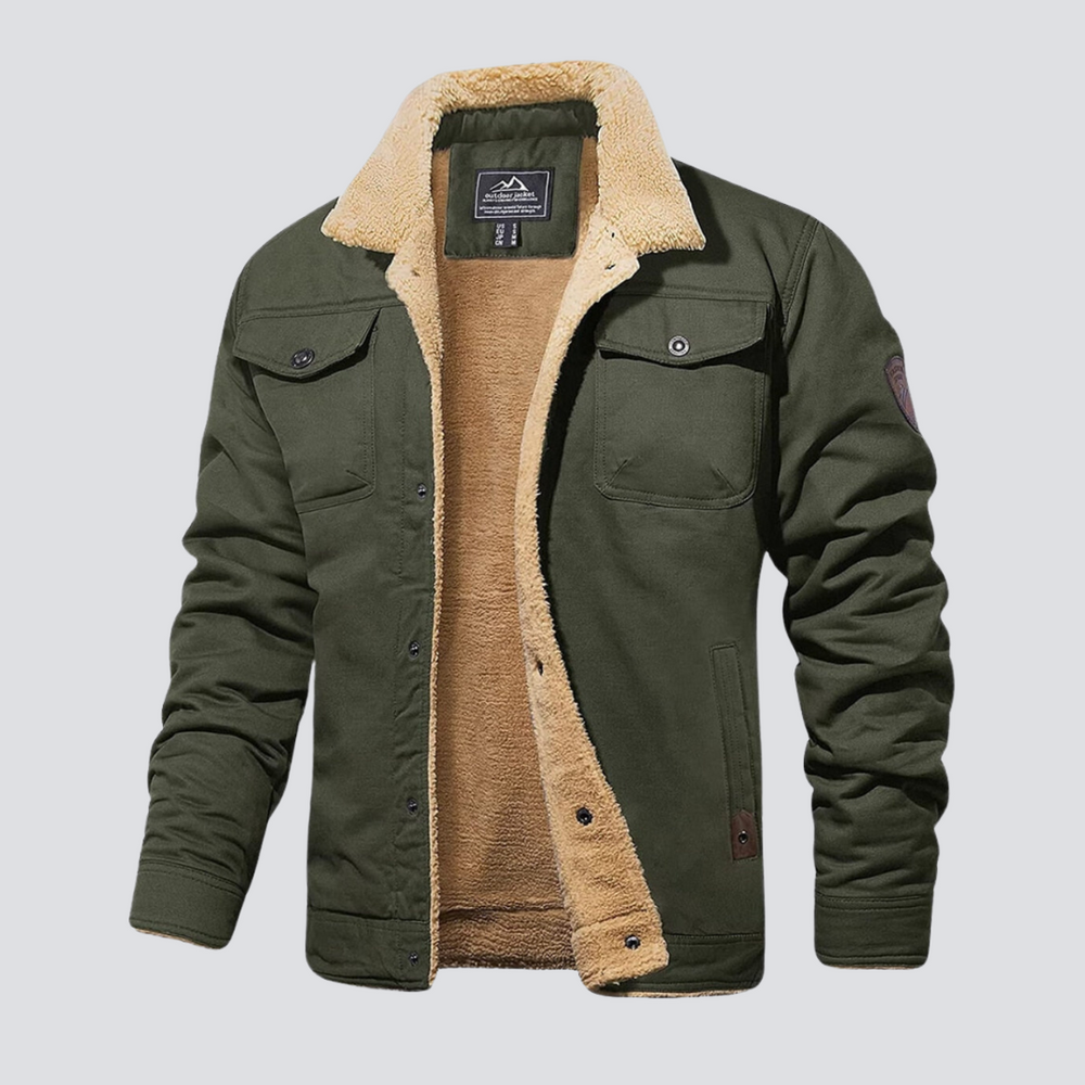 Octavian | Men's Sherpa Lined Trucker Jacket