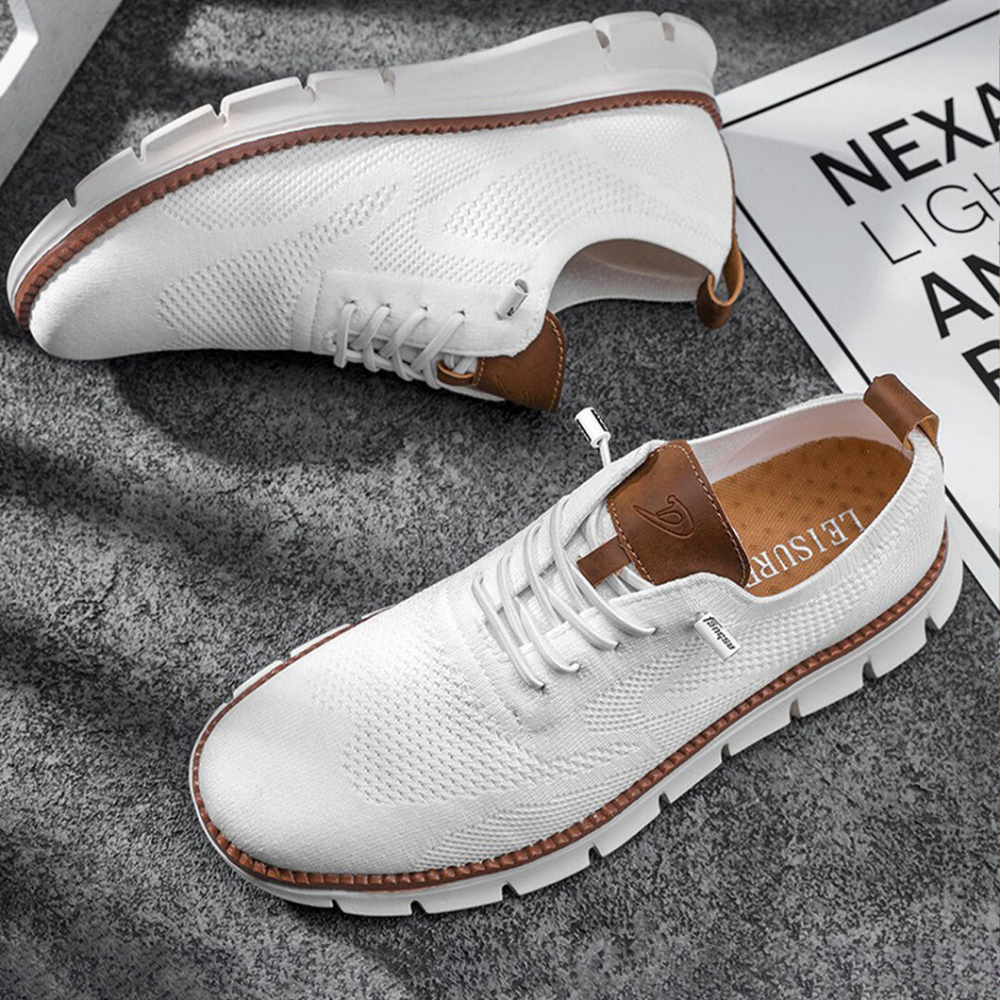 Palmer | Herren-Sneaker aus Strick-Mesh mit Schnürung