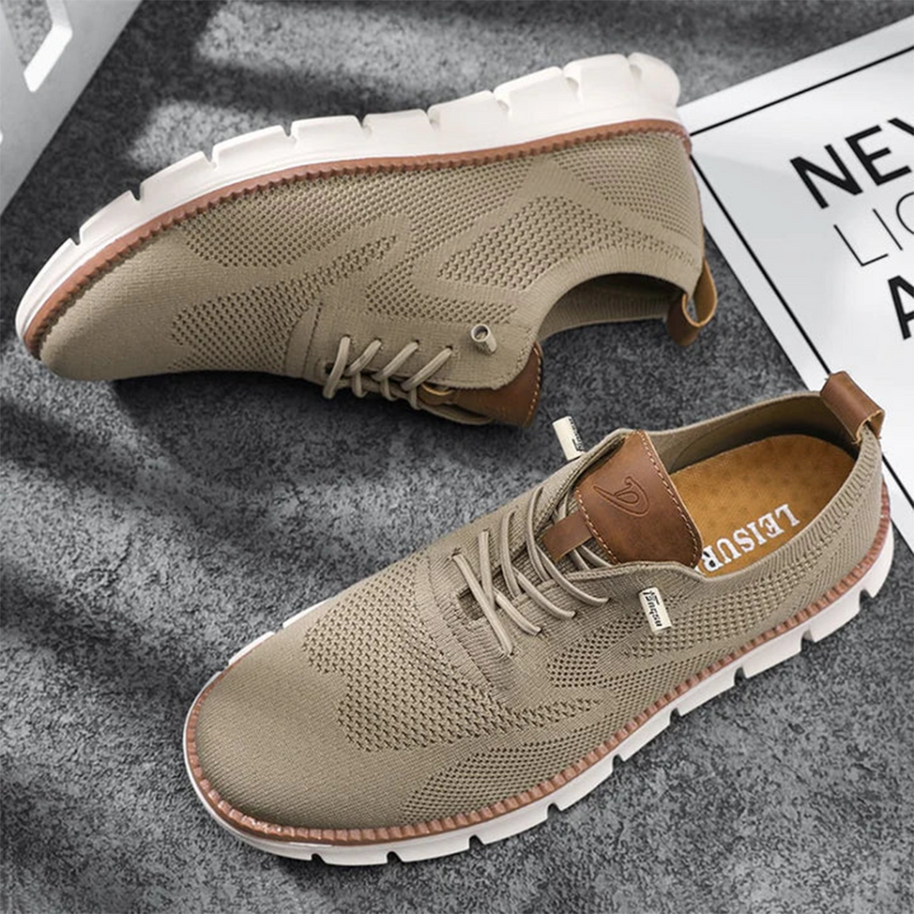 Palmer | Herren-Sneaker aus Strick-Mesh mit Schnürung