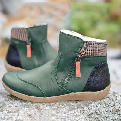 Perrine | Wasserdichte Leder-Stiefeletten für Damen