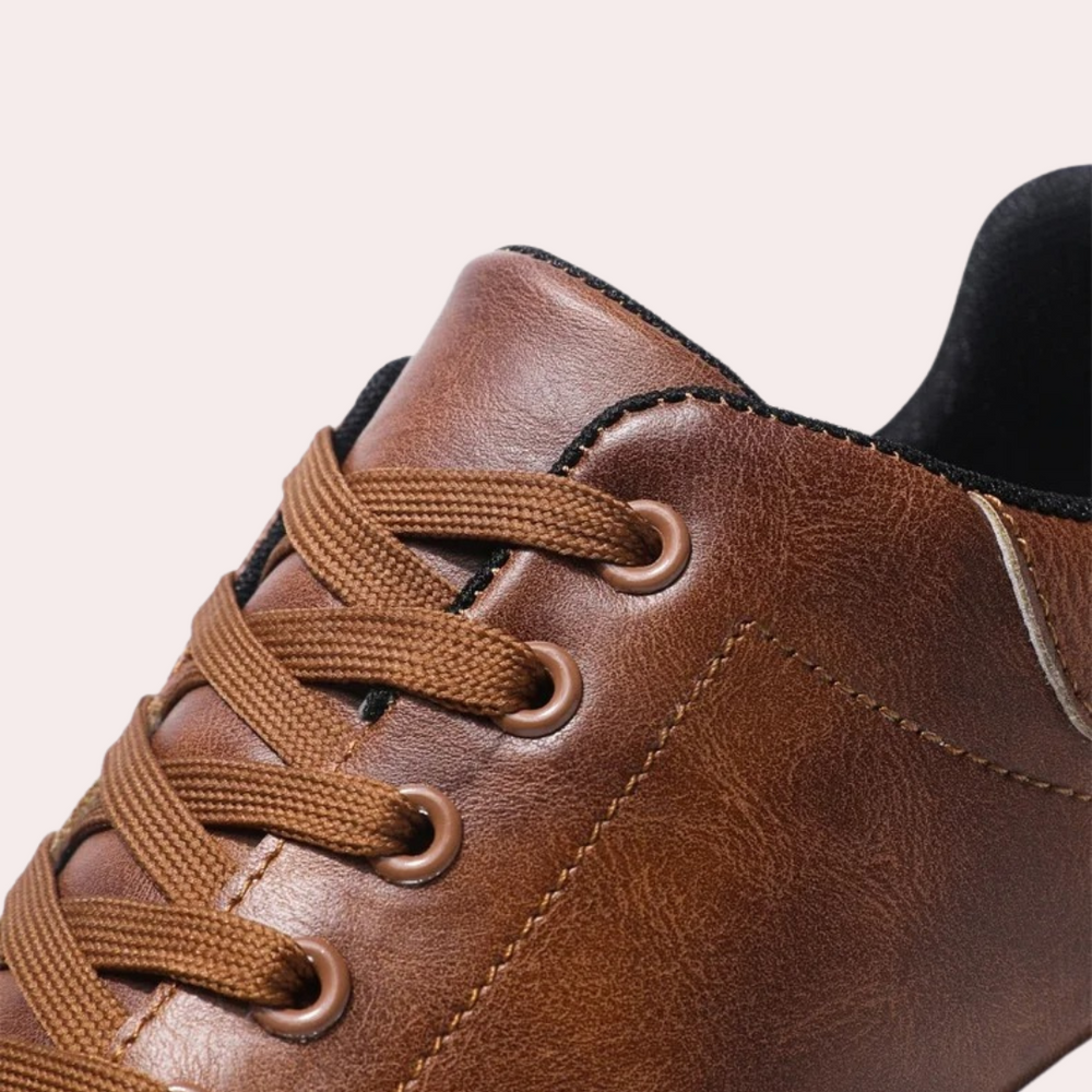 Phineas | Men's Leather Lace-Up Sneakers
