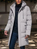 Radcliffe | Lange Kapuzen-Pufferjacke für Herren