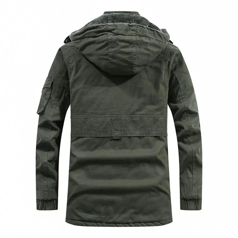 Raoul | Herren-Parka mit Kapuze und Kunstfellfutter
