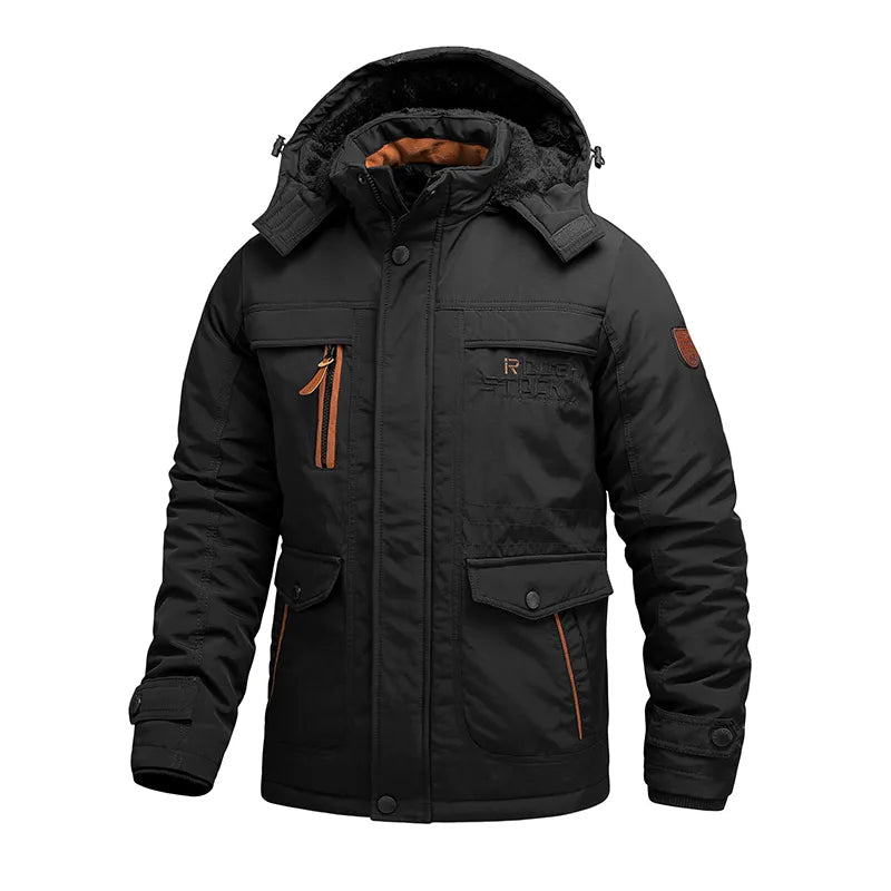 Reuben | Wasserdichter Herrenparka mit Fleecefutter